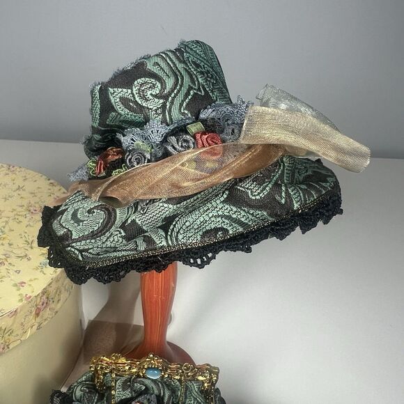 Miniature Mini Putting On The Ritz 2000 Hat Shoe Handbag & Ring Box Set Of 4 - Picture 5 of 12